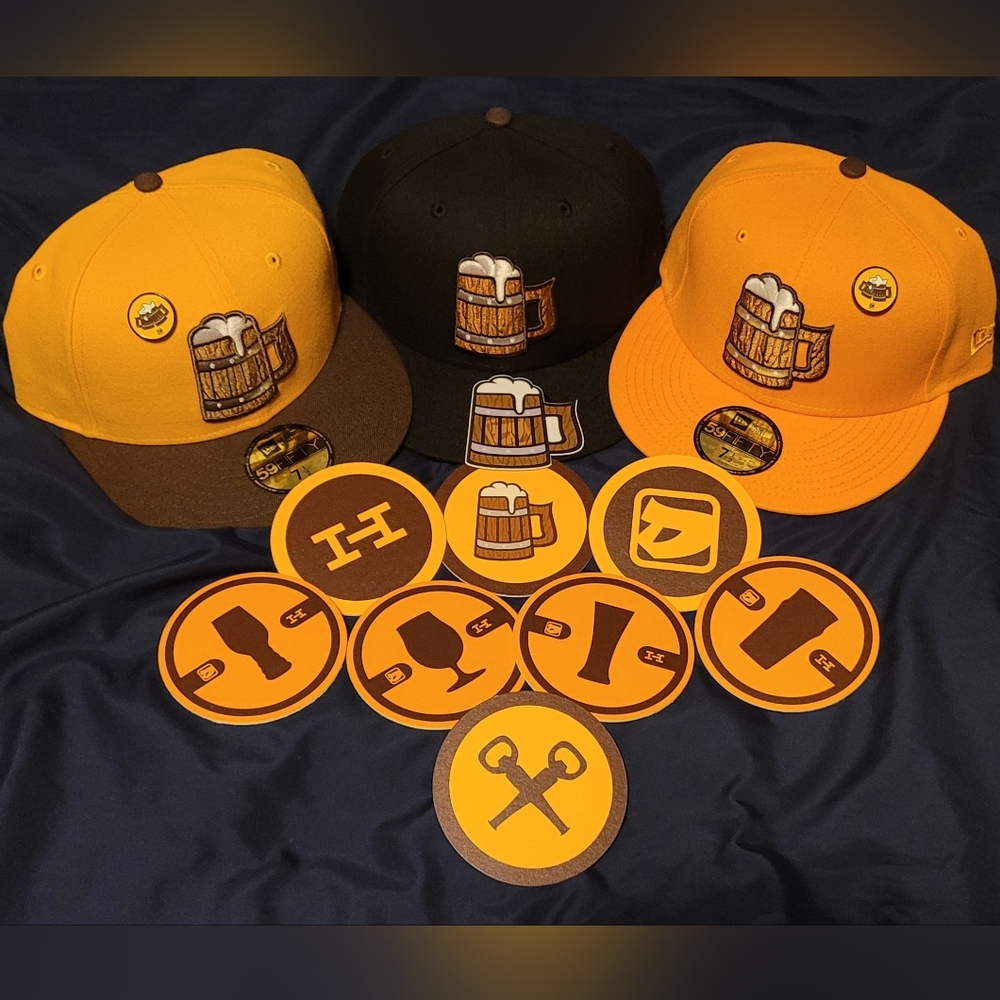 Rare Exclusive Dionic Worldwide New Era Collectors Beer Lot - Size 7 1/2